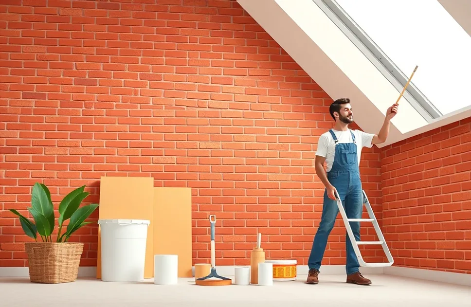 Intérieur rénové après travaux de peinture à Villejuif