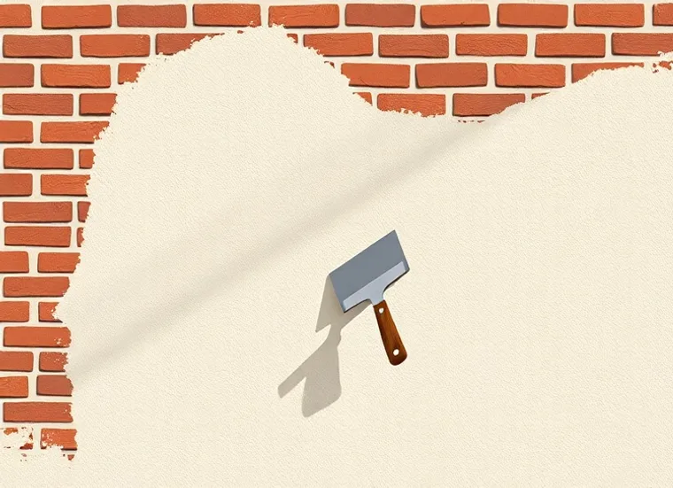 Application d'un enduit décoratif à la lisseuse sur un mur